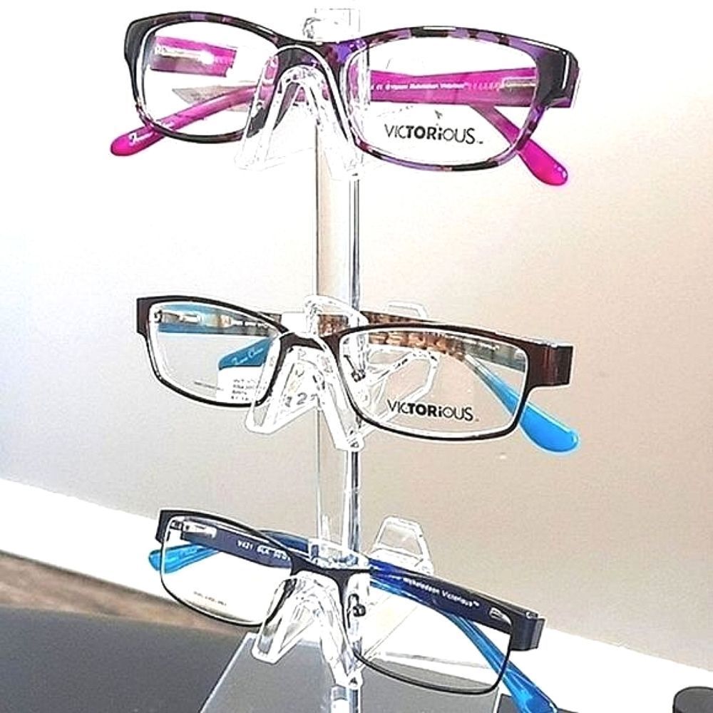 THREE PAIRRS! Rx'able Eyeglass Frames, VICTORIOUS, modern trendy, full rim, LOT - Picture 1 of 5